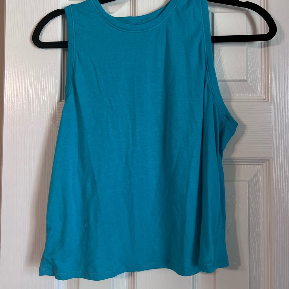Turquoise athletic tank